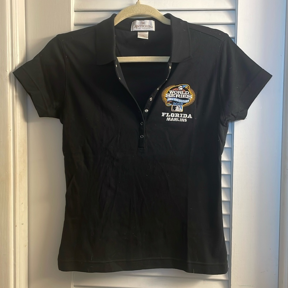 Antigua 100th Anniversary of World Series ‘03 Florida Marlins Women’s Polo M